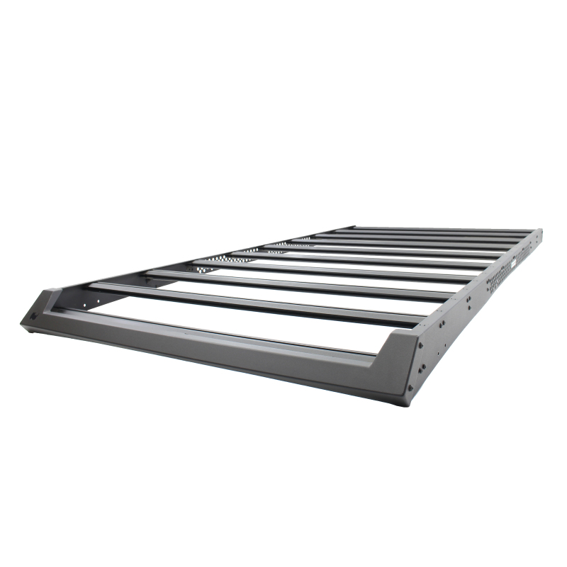 Toyota Land Cruiser Roof Rack - Go Rhino - Ceros Low Profile - Textured Black - `24-`26